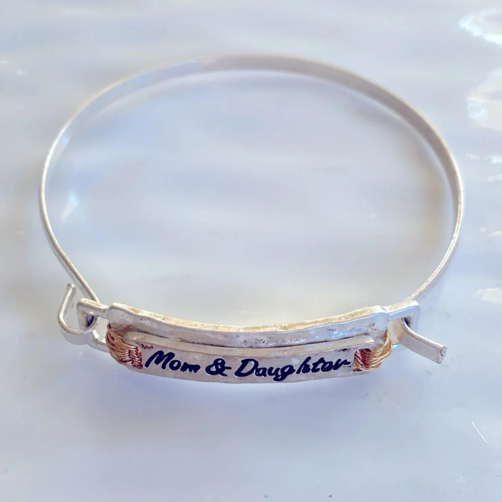 Silver and Gold  Mom/Daughter Bracelet
